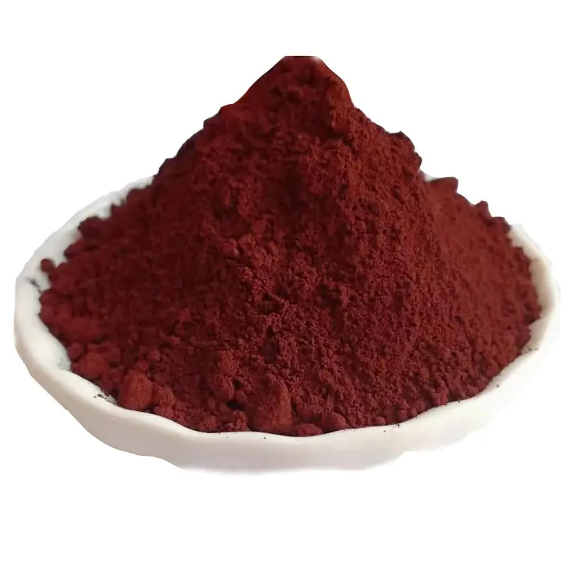 Yüksek kaliteli birinci sınıf pigment tıbbi demir oksit kırmızı toz gıda sınıfı kırmızı demir oksit