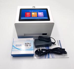 Produktions datum der Desktop-Codier maschine konkav konvexer Oberflächen druck Pestizid flasche 2D-Code Chargen nummer Sprüh drucker