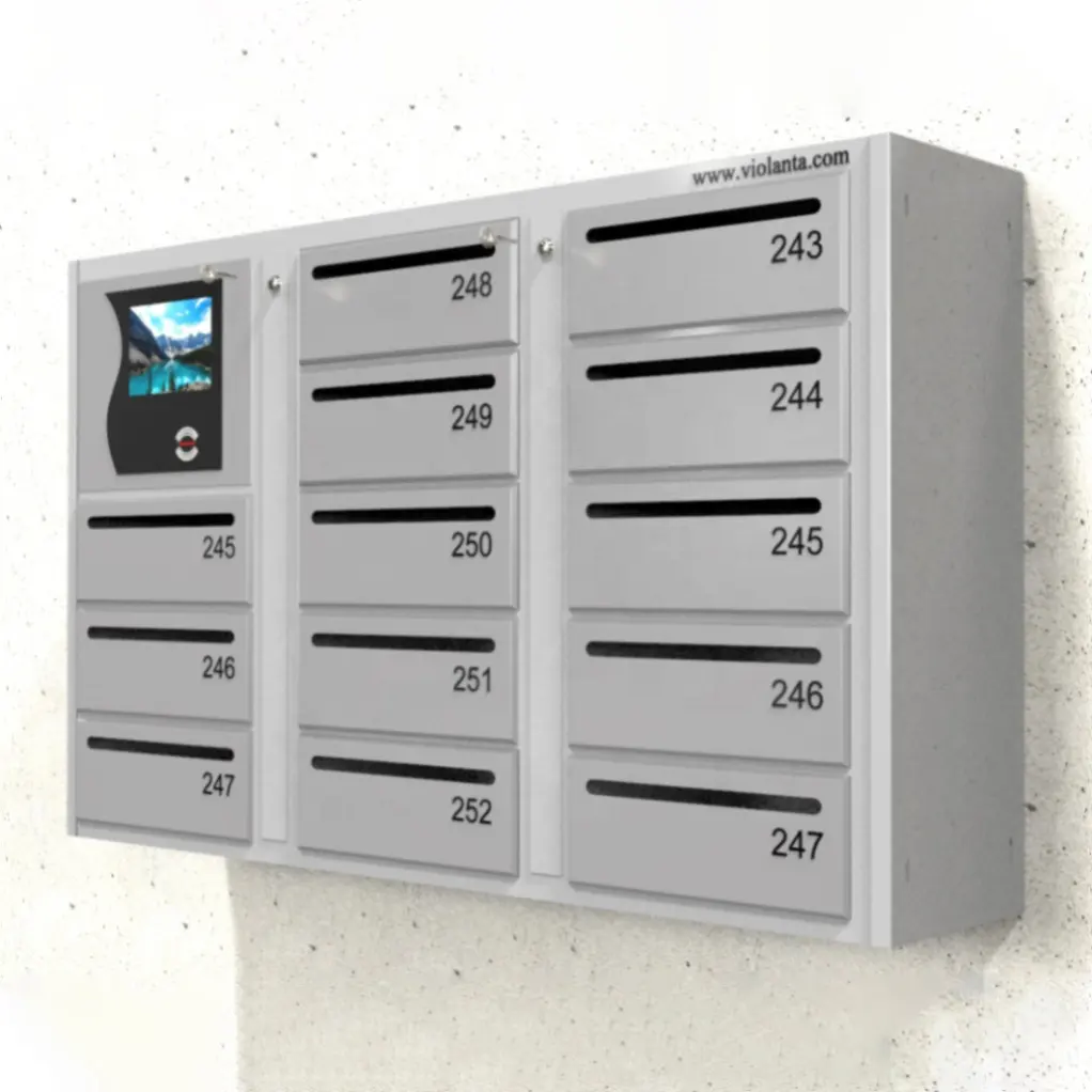 Smart electronic mail post box for multyfamily houses
