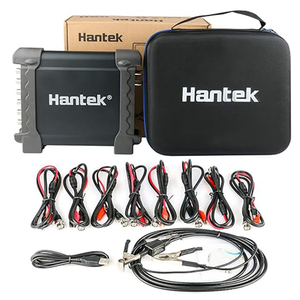 Hantek 1008C + 8CH Automotive Diagnostic PC Osciloscopio 2.4MSa/s USB 2,0 ancho de banda 100K Generador de programa
