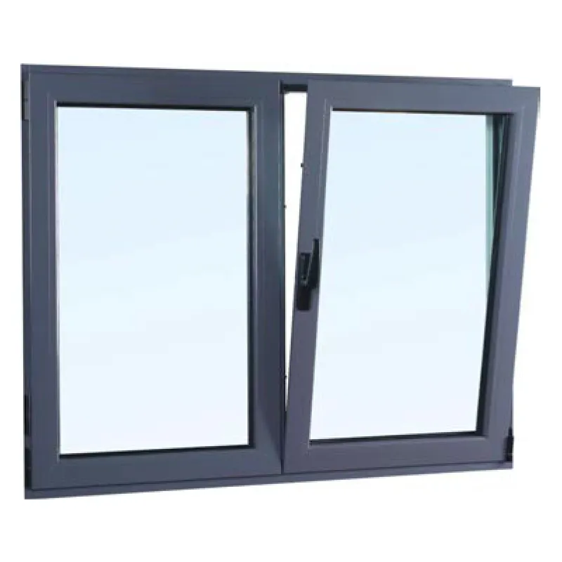 Ventanas inclinadas con marco de vidrio de doble acristalamiento con marco de aluminio de fábrica de precio más barato