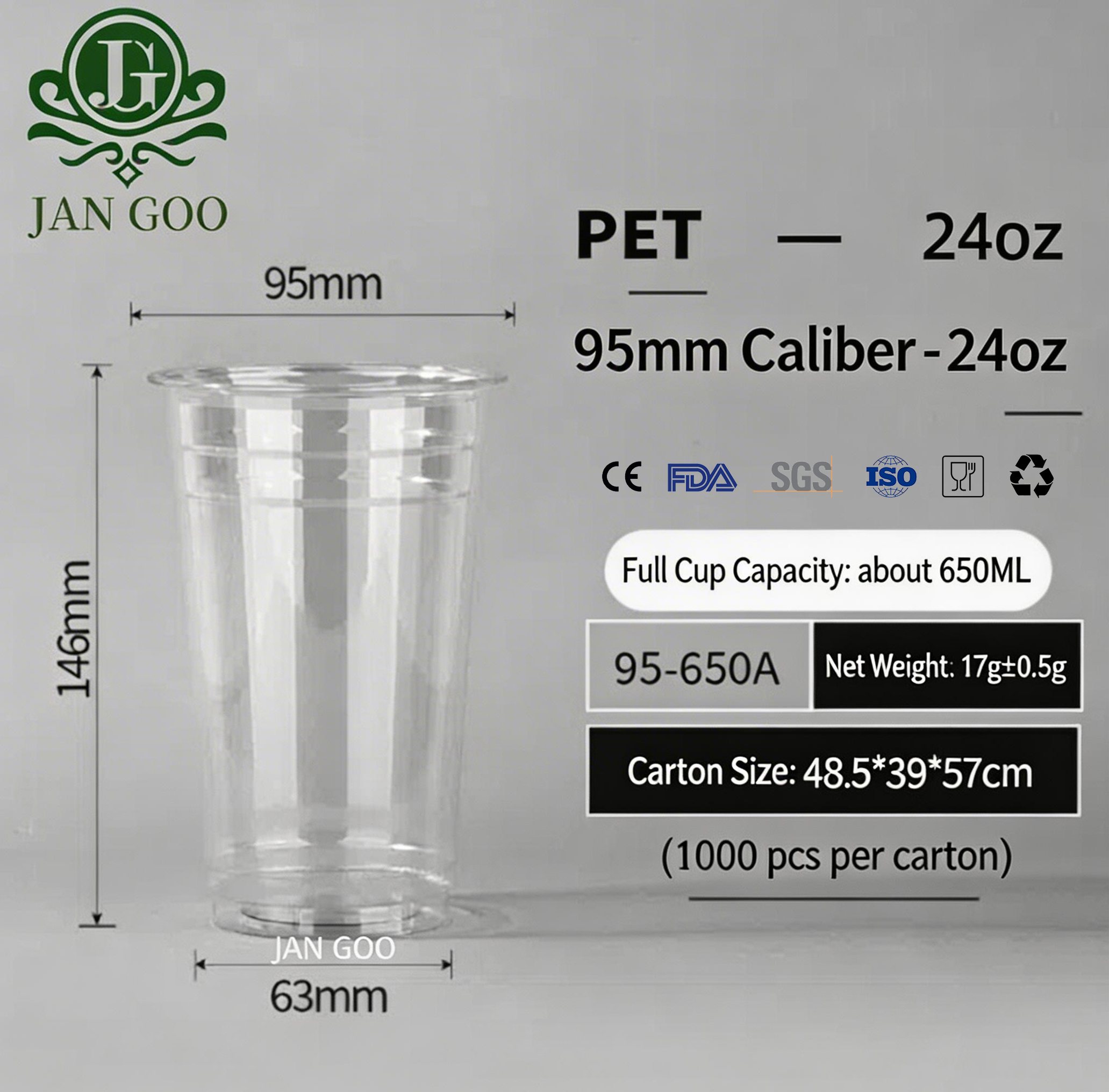 C0008:Caliber95mm 24oz