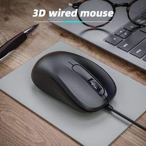 Mouse USB per Laptop portatile Business Home Office 3D ergonomico Mouse 1200DPI Mouse ottico Computer Tablet Mouse cablato Mouse - Product Image 4