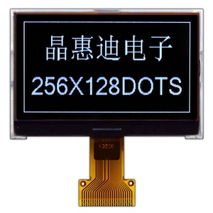 Módulo de pantalla lcd, interfaz de 256 pulgadas, resolución de 128x0,8, 24 Pines, 2,7mm, JHD256128-G32BFW-BL - Product Image 1