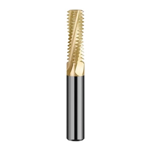 XCJ CNC karbür End Mill titanyum alaşım M1.0 - M24 tek 1 diş 3 diş tam iplik freze kesicisi - Product Image 1