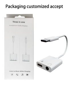 2合1 USB C型转换器至3.5毫米AUX插孔适配器充电音频电话适配器 - Product Image 6