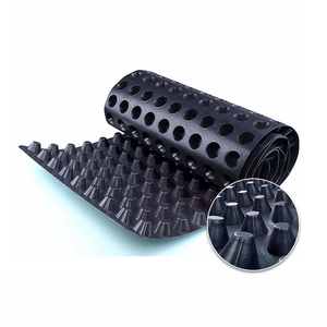 Pannello di drenaggio della bobina di plastica HDPE del tetto del seminterrato del tetto del Garage - Product Image 3
