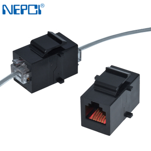 促销XJY-NE-68C UTP RJ45直列耦合器梯形插孔模块CAT5E CAT6 - Product Image 5