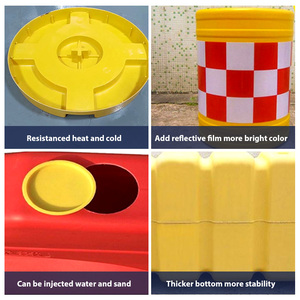 Chất lượng cao phản chiếu đường an toàn chống va đập delineator bài rào cản giao thông tai nạn trống - Product Image 4