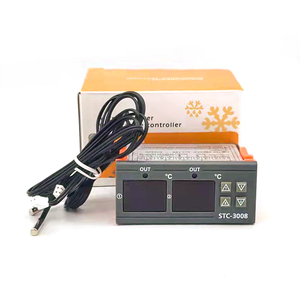 Controlador de temperatura digital Sensor de termostato de control de temperatura de con refrigeración de calefacción ajustable NTC dual - Product Image 1