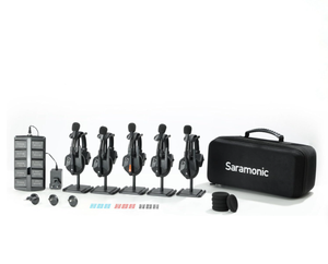 Saramonic WiTalk9 WT5S Sistema de intercomunicación inalámbrico dúplex completo de 1,9 GHz para 5 personas con auriculares Rango de 500m Ampliable a 30 usuarios - Product Image 1