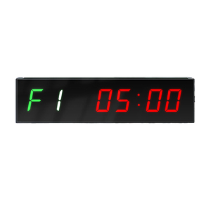 Orologio da allenamento portatile a LED digitale a 6 cifre da 1.5 pollici Timer da palestra timer a intervalli sportivi - Product Image 3