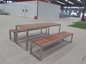 Bán buôn thương mại Dã Ngoại bảng Heavy-Duty nhựa Bảng gỗ tùy chỉnh băng ghế dự bị ngoài trời - Product Image 3