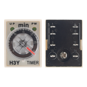 Temporizador de retardo H3Y-2, relé de tiempo con Base de 0 a 30 segundos, temporizador de cuenta atrás de 30 minutos, 12V, 24V, AV, 110V, 220V - Product Image 4