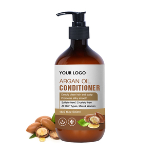 OEM Private Label balsamo per capelli all'olio di Argan per la riparazione dell'umidità naturale organica per le donne - Product Image 1