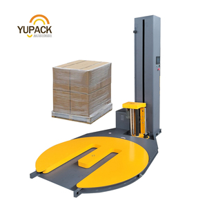 Semi Automatic <strong>Pallet</strong> <strong>Wrapper</strong> E Type M Type Turntable Wrapping Machine Stretch Film <strong>Pallet</strong> Packaging Equipment