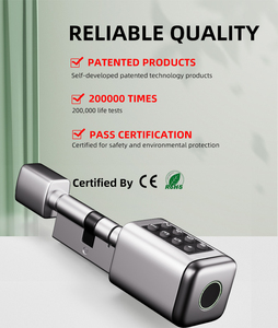 TYSH Euro Standard Smart Cylinder With Tuya <strong>Blue</strong> Tooth App Adjustable Cylinder Size Electronic Password Card <strong>Key</strong> Smart <strong>Lock</strong> - Product Image 5