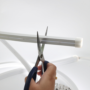 Tubo de tira de LED flexible de neón IP69 para exteriores, cuerpo de silicona de 5M con fuente de luz roja, azul y verde, entrada de 24V para uso en exteriores - Product Image 2