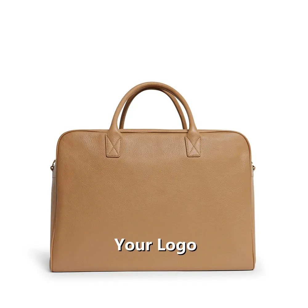 Bolsa de viagem para homens, logotipo personalizado premium, bolsa de viagem de couro pu, clássica, moda de fim de semana, vegan