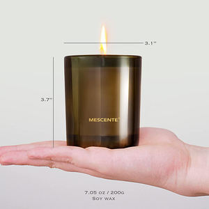 Bougies parfumées en pyrmid aromatique écologique avec mèche en coton, faites à la main, 8 oz, vente en gros - Product Image 2