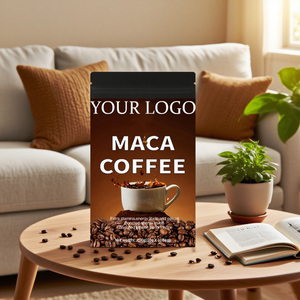 Bán buôn Hữu Cơ thuần chay cà phê ngay lập tức bột chất béo Burner để giảm cân với hương vị ngọt ngào không Đường Đóng gói trong túi - Product Image 3