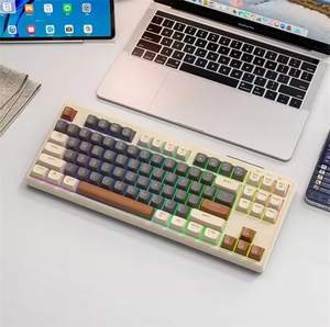 2.4Ghz无线USB C型游戏机械键盘87键RGB背光可编程键盘 - Product Image 5