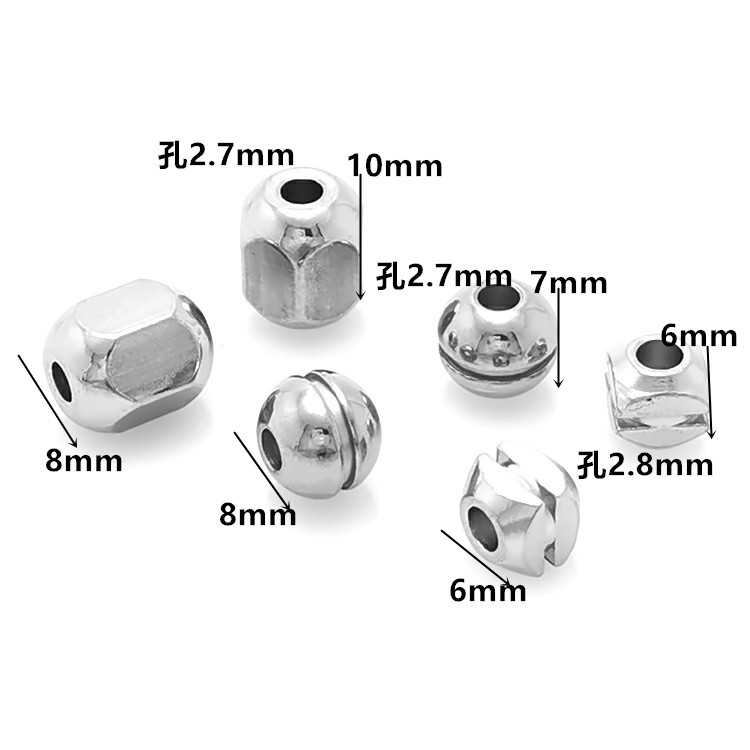 Smooth steel finish - length and width of inner hole