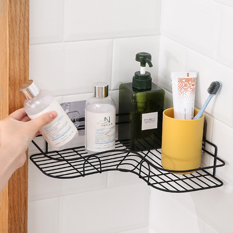 Black corner shelf C0F4Y