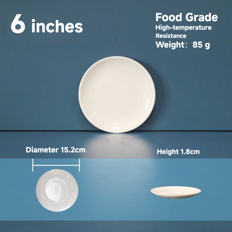 6-inch white light disc -100% melamine