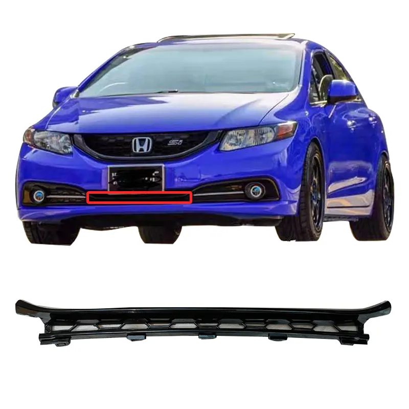 Kits de carrocería accesorios para Honda Civic FB SI 2012 2013 2014 2015 rejilla inferior tira de ajuste de parachoques delantero FB6