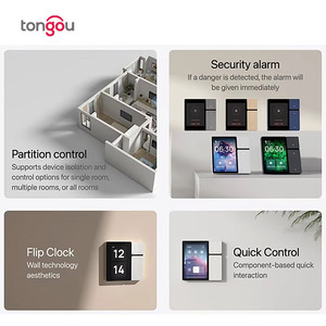 Tongou สวิตช์ติดผนังอัจฉริยะ, หน้าจอแสดงผล3.5นิ้ว Wifi Wifi Wifi Wifi Wifi Wifi IR 1/2/3/4แก๊งควบคุมโดยแอป Tuya Alexa - Product Image 4