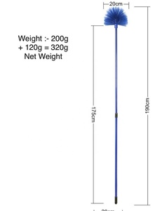Hộ gia đình mục nhựa làm sạch <span class=keywords><strong>cobweb</strong></span> chổi bàn chải trần làm sạch bàn chải với kính thiên văn xử lý - Product Image 6