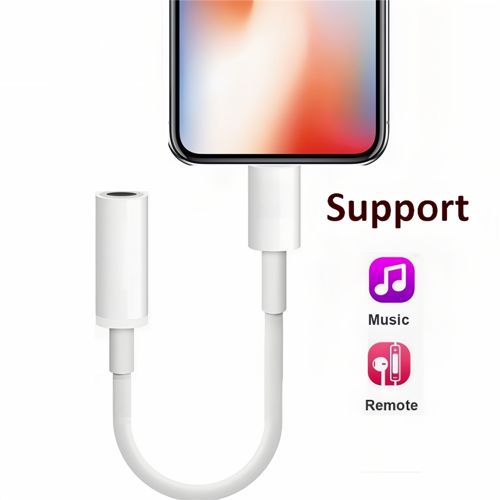 IOS 8 broches 3,5 mm connexion directe Blanc