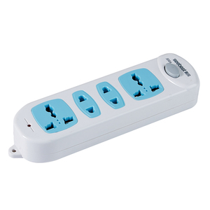 卸売4ウェイユニバーサル延長ソケットプッシュボタンスイッチ電源タップ延長リード