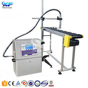 Voll automatischer industrieller Tinten strahl drucker Datum Uhrzeit Logo QR-Code Chargen nummer Drucken von Tinten drucker mit kleinem Zeichen - Product Image 1