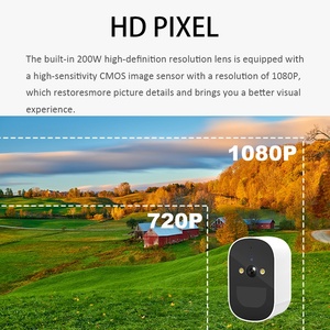 D20卸売防水HDバードフィーダーバッテリーカメラデュアル光源低電力モバイル検出モニタリングWi-Fi - Product Image 4