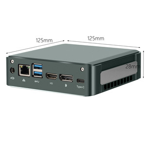 Barebone nano Mini PC industriale Desktop Gamer con cpu I5-8265U I7-8265U Win10 Linux Mini PC Case del Computer con noi spina - Product Image 4