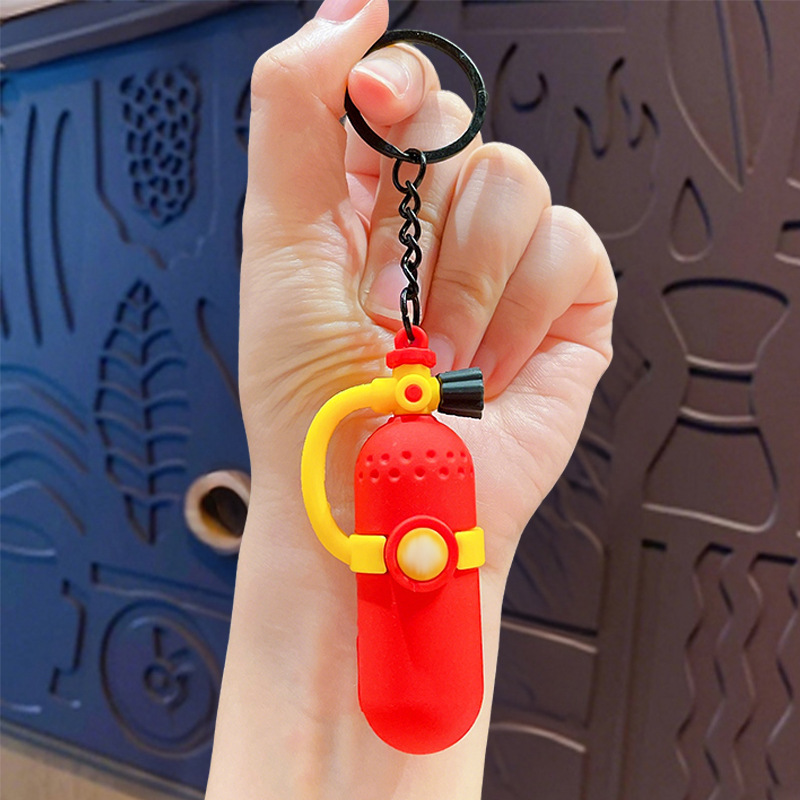 Summer Diving Kit Accessory - Burgundy and Yellow Oxygen Cylinder