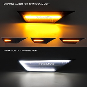 2 çeşit LED sıralı dinamik yan işaretleyici sinyal ışıkları Honda Civic 10th Gen Sedan Hatchback Coupe için flaşör gösterge lambaları - Product Image 5