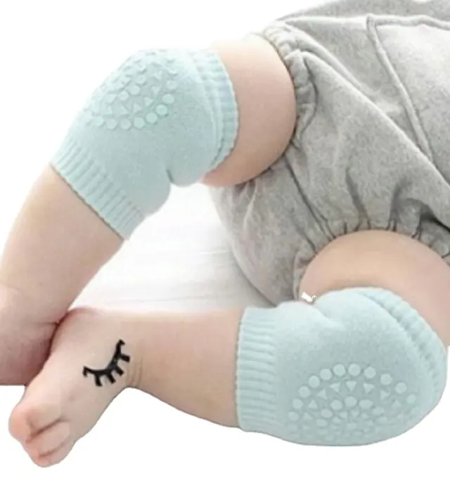 Rodilleras elásticas antideslizantes para bebés, cómodas almohadillas de seguridad para gatear para niños