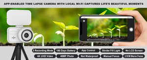Mini <strong>Camera</strong> <strong>with</strong> Manual Focus Instant Features Large Battery Capacity Time-Lapse <strong>Camera</strong> <strong>with</strong> WiFi Connection App Control