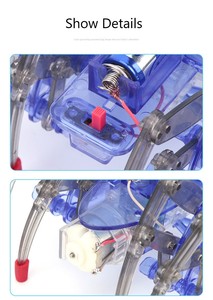Elektrischer Spinnen roboter für Kinder DIY Montage Lernspiel zeug handgemachtes Tiermodell - Product Image 3