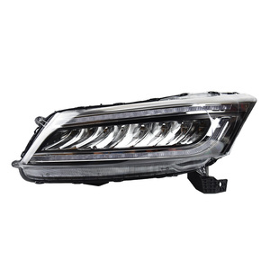 アコード8th 2008-2012用カーライトG8LEDクリスタルウィングヘッドライトスタートアップアニメーションガイドDRLダイナミックターンシグナルランプアップグレード - Product Image 1