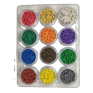 Mcg rohs מוסמך מגרי גומי <span class=keywords><strong>epdm</strong></span> לרסס פארק שעשועים ציפוי infill ציפוי מוצר באיכות גבוהה