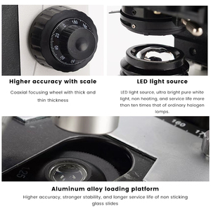 体视显微镜40X学生双目显微镜LED光源实验室生物显微镜 - Product Image 5