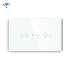 Smart <strong>120</strong> US Standard Wireless Wifi Light <strong>Switch</strong> Voice Control Smart Home Tuya Smart Wifi 3gang Light Electrical Wall <strong>Switch</strong> - Product Image 2
