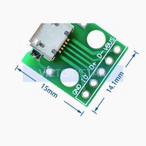 Micro <strong>USB</strong> interface socket power to breadboard 5V module development board microUSB with pmicro <strong>USB</strong>