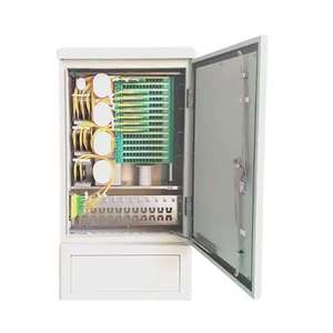 Gabinete de distribución de fibra para exteriores FDC 144D con conectores SC APC UPC para aplicaciones de red de telecomunicaciones FTTX - Product Image 1