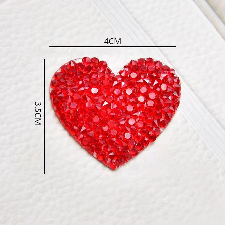 4x3,5 cm rojo