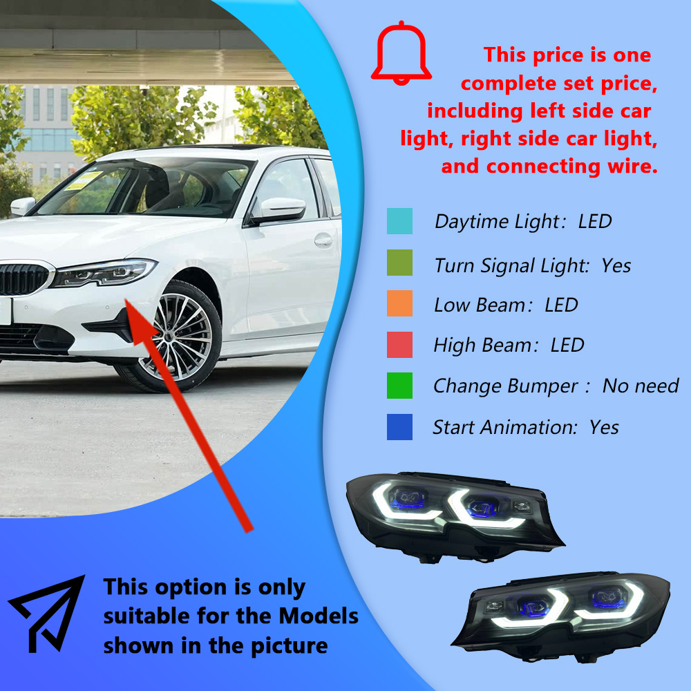 Headlight one set